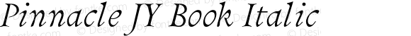 PinnacleJY-BookItalic