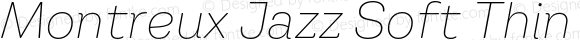 Montreux Jazz Soft Thin Italic