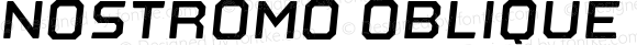 Nostromo Oblique Bold Italic