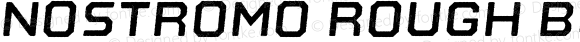 Nostromo Rough Bold Oblique