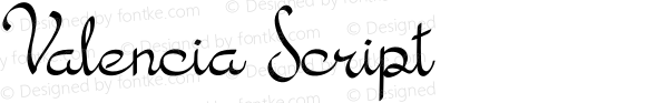 Valencia Script