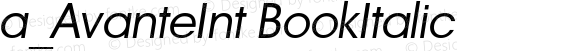 a_AvanteInt BookItalic