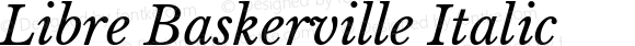 Libre Baskerville Italic