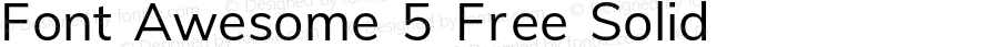 Font Awesome 5 Free Solid