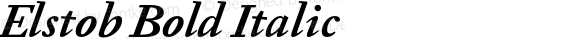 Elstob Bold Italic