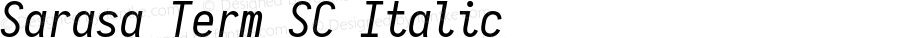 Sarasa Term SC Italic