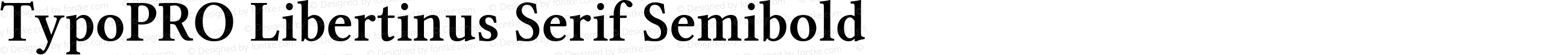 TypoPRO Libertinus Serif Semibold