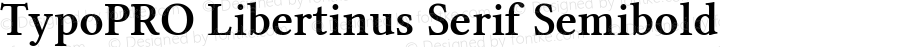 TypoPRO Libertinus Serif Semibold