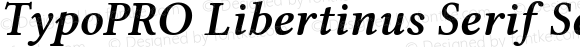 TypoPRO Libertinus Serif Semibold Italic