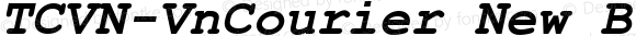 TCVN-VnCourier New Bold Italic