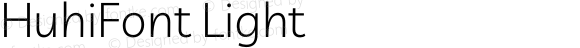 HuhiFont Light