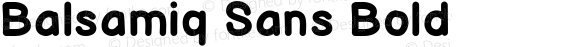 Balsamiq Sans Bold