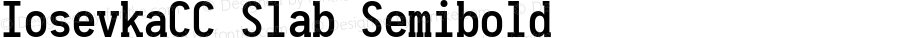 IosevkaCC Slab Semibold