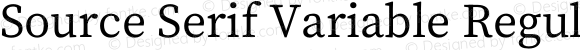 Source Serif Variable Regular