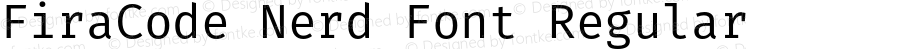 FiraCode Nerd Font Regular