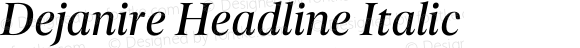 Dejanire Headline Italic