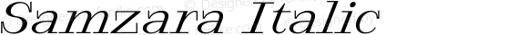 Samzara Italic