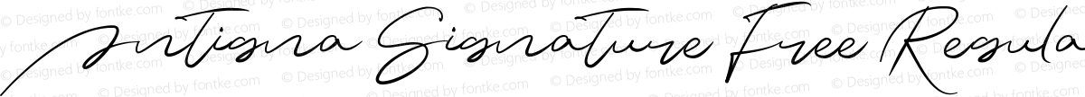 Antigna Signature Free Regular