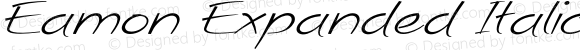 Eamon Expanded Italic