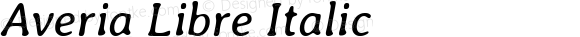 Averia Libre Italic