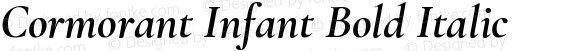 Cormorant Infant Bold Italic
