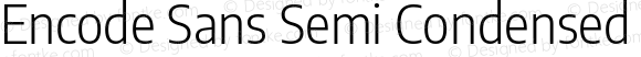 Encode Sans Semi Condensed Light