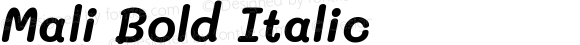 Mali Bold Italic
