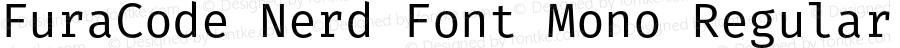 FuraCode Nerd Font Mono Regular