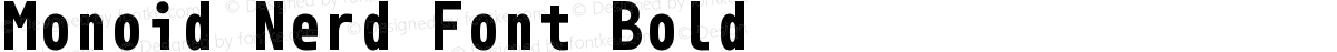 Monoid Nerd Font Bold