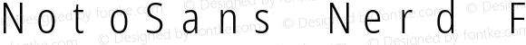 NotoSans Nerd Font Mono Condensed Light