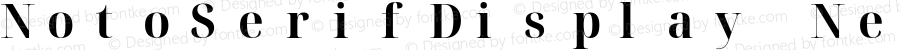 Noto Serif Display SemiCondensed Bold Nerd Font Complete Mono