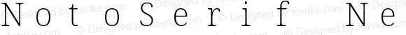 NotoSerif Nerd Font Mono ExtraLight