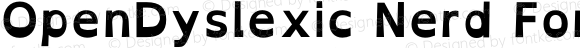 OpenDyslexic Bold Nerd Font Complete