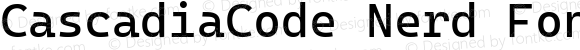 CascadiaCode Nerd Font Regular