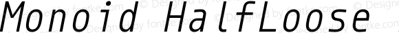 Monoid HalfLoose Italic
