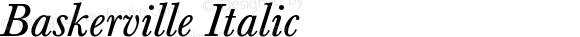 Baskerville Italic