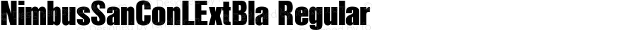 NimbusSanConLExtBla Regular Version 1.00