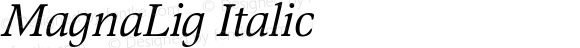 MagnaLig Italic