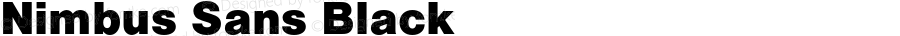 Nimbus Sans Black Version 1.000;PS 1.00;hotconv 1.0.57;makeotf.lib2.0.21895
