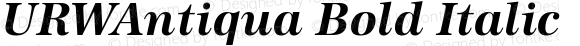 URWAntiqua Bold Italic