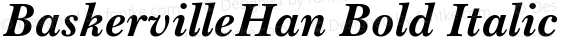 BaskervilleHan Bold Italic