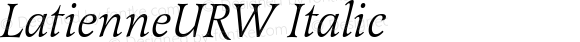 LatienneURW Italic