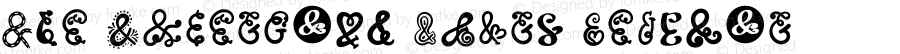 The Ampersand Story Regular Version 1.002;Fontself Maker 2.3.5