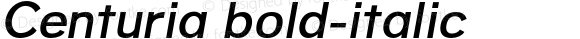 Centuria bold-italic