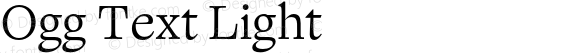 Ogg Text Light