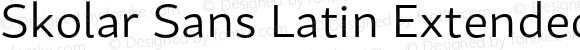 Skolar Sans Latin Extended Light