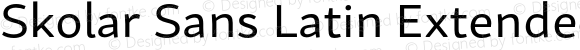 Skolar Sans Latin Extended Regular