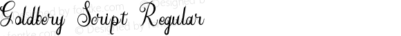 Goldbery Script Regular