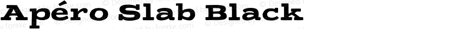 Apéro Slab Black Version 1.000;PS 001.000;hotconv 1.0.88;makeotf.lib2.5.64775