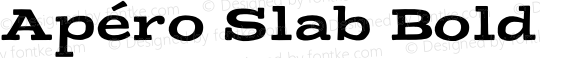 Apéro Slab Bold Version 1.000;PS 001.000;hotconv 1.0.88;makeotf.lib2.5.64775